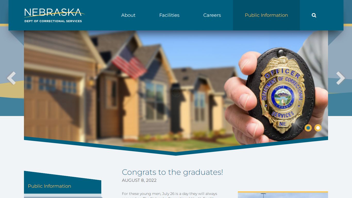 Congrats to the graduates! | NDCS - Nebraska Department of Correctional ...